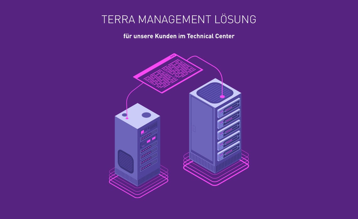 Terra Cloud Management Loesung – Serverinfrastruktur im Technical Center
